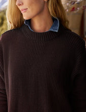 Montecito Pullover Sweater- Espresso
