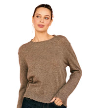 Crop Crew Sweater- Moose