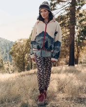 The Plush Horizon Full Zip- Snowcap View Landscape