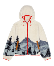 The Plush Horizon Full Zip- Snowcap View Landscape