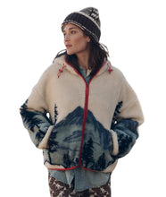 The Plush Horizon Full Zip- Snowcap View Landscape