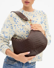 Moyen Messenger Woven Zig Zag- Chocolate