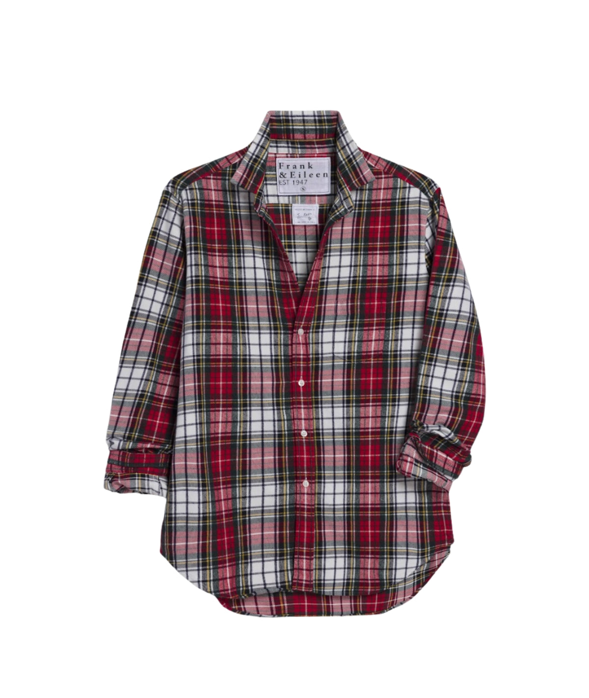 Eileen Relaxed Button-Up Shirt- Multicolor Plaid