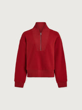 Mumford Half Zip Fleece- Washed Red