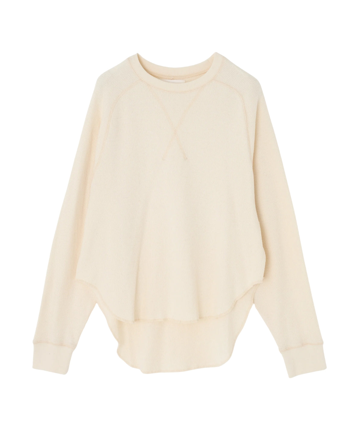 MV Round Hem Long Tee- White