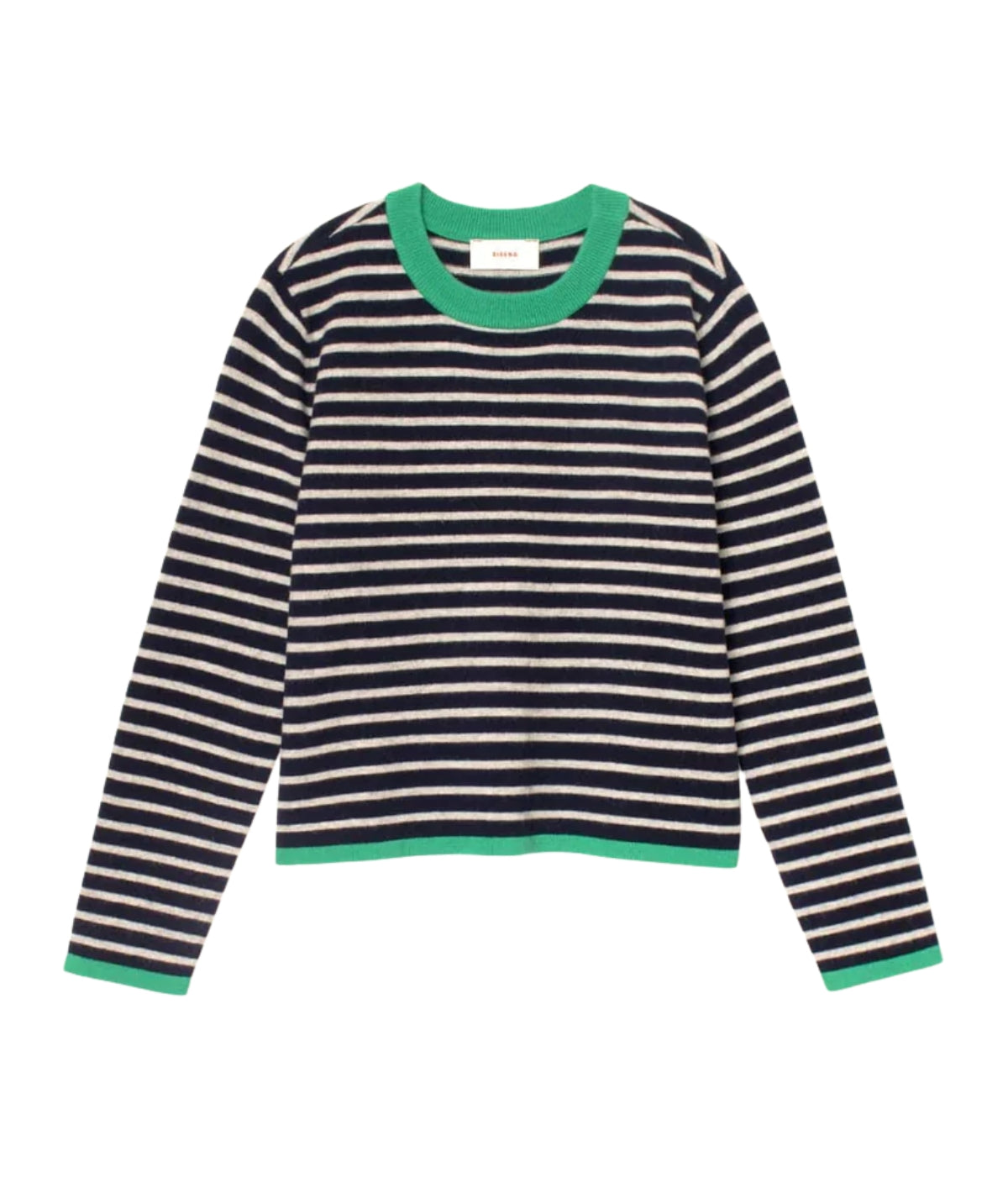 Maxwell Sweater- Navy Stripe