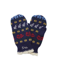 Preston Knit Mittens- Navy