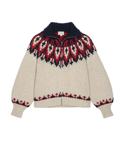 The Nordic Sweater- Glacier Fair Isle