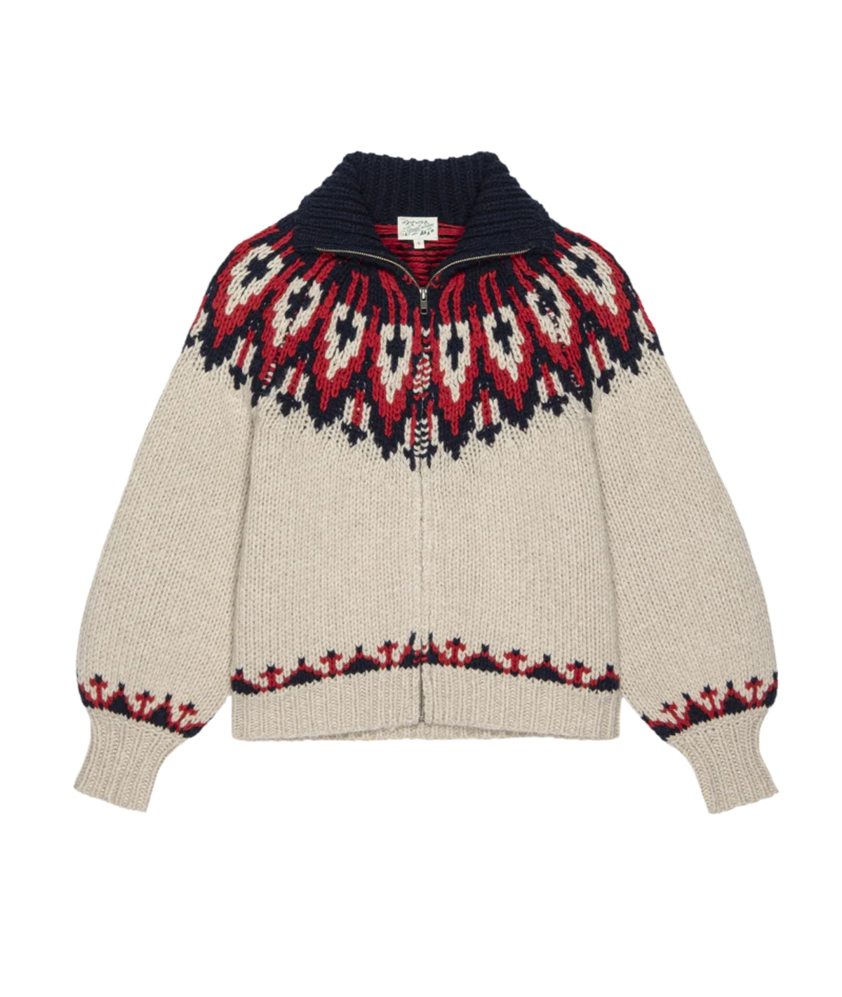 The Nordic Sweater- Glacier Fair Isle