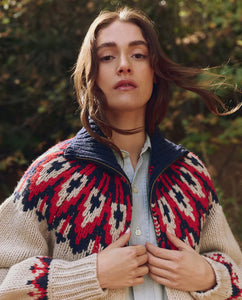 The Nordic Sweater- Glacier Fair Isle