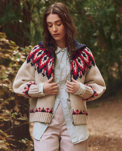 The Nordic Sweater- Glacier Fair Isle