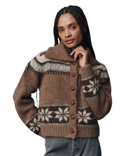 The Nordic Scholar Cardigan- Hickory Fair Isle