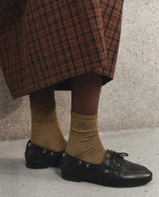 The Monogrammed  Trouser Sock- Golden Ochre