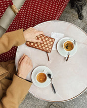 Odin Card Case- Caramel x Sienna Check