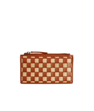 Odin Card Case- Caramel x Sienna Check