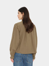Dorien Top- Olive Smoke