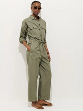 Delancey Jumpsuit in Cotton Tencel- Puglia Olive
