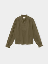 Dorien Top- Olive Smoke
