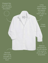 Oona Continuous Button-Up Shirt- White