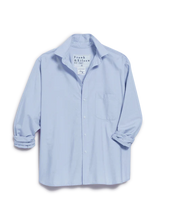 Continuous Button-Up Shirt- French Blue