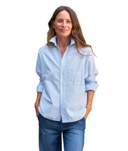 Continuous Button-Up Shirt- French Blue