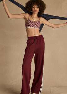 Vitesse Marnie Wide Leg Pant- Merlot