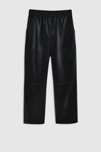 Billy Pant- Black Recycled Leather