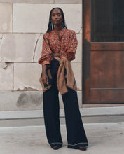 The Menswear Tipping Trouser Pant- Navy