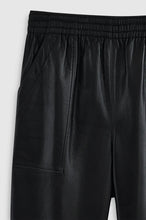 Billy Pant- Black Recycled Leather