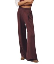 The Wide Leg Pant- Deep Mahogany