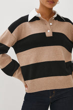 Paxton Top- Oatmeal Black