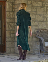 Rory Maxi Shirtdress- Peacock