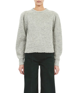 Romily Alpaca Long Sleeve Pullover- Pebble