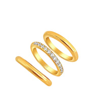 Percy Triple Ring Set- Gold