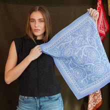 Cotton Ramble Bandana- Periwinkle