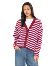 Estelle Cardigan- Garnet Petal