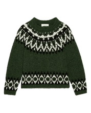 The Arctic Fairisle Pullover- Winter Pine