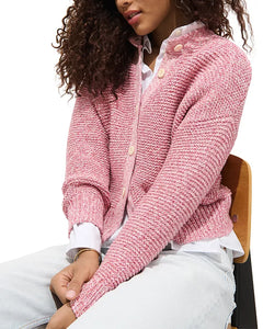 Nico Cardigan- Marled Pink