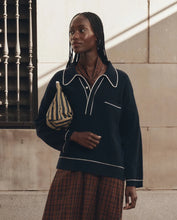 The Menswear Tipping Polo- Navy