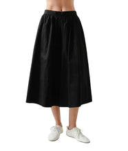 Poppi Midi Full Skirt- Black