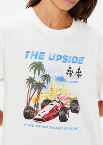 Raceway Sammi Tee- Creme