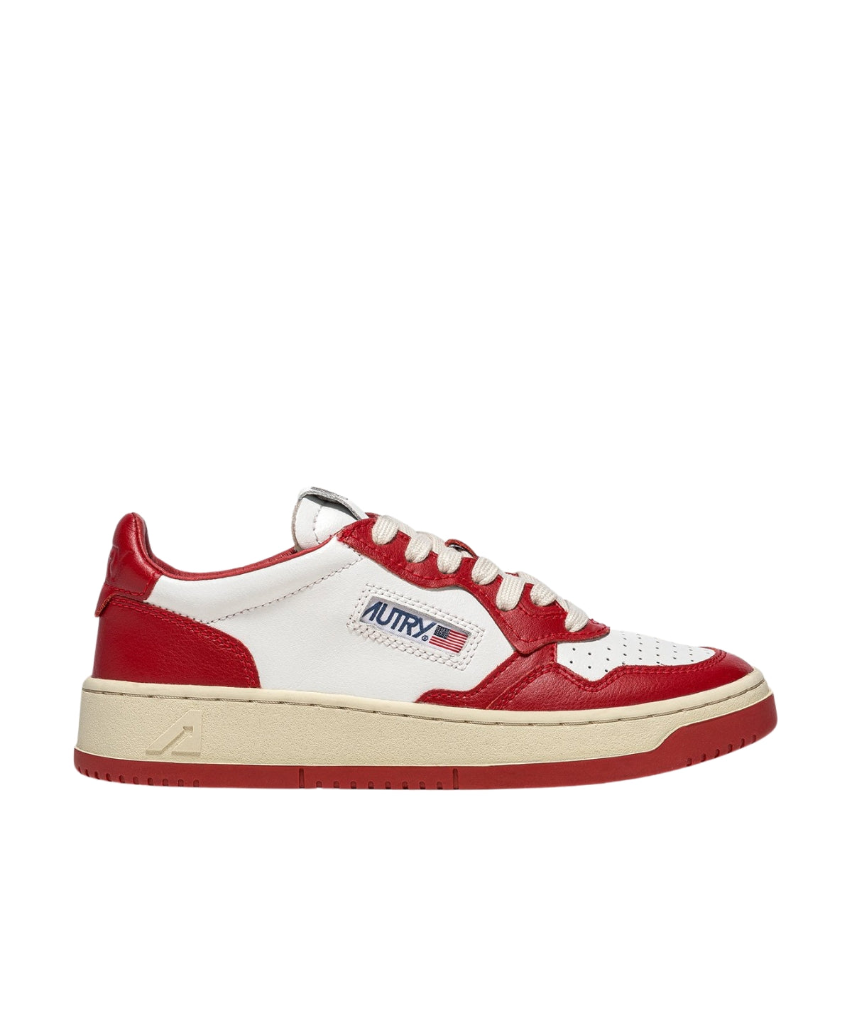 Medalist Low- White/ Red