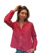 Silvio Untuckable Button- Up Shirt- Red Stripe