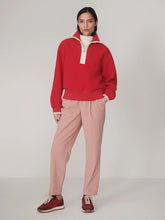Anika Half Zip Fleece- Pink Begonia