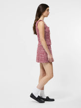 Square Neck Sleeveless Top- Red
