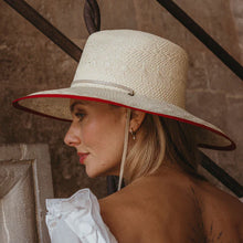 Fiji Hat- Natural/ Red