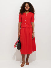 Elle Cardigan- Tomato