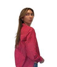 Silvio Untuckable Button- Up Shirt- Red Stripe