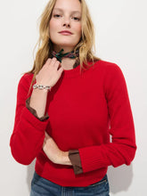 Marais Sweater in Cashmere- Bright Red