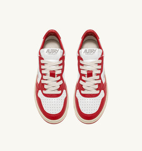Medalist Low- White/ Red